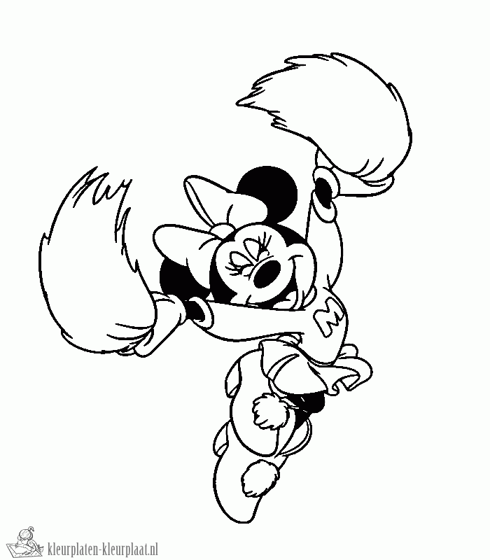Minnie mouse 15 kleurplaat