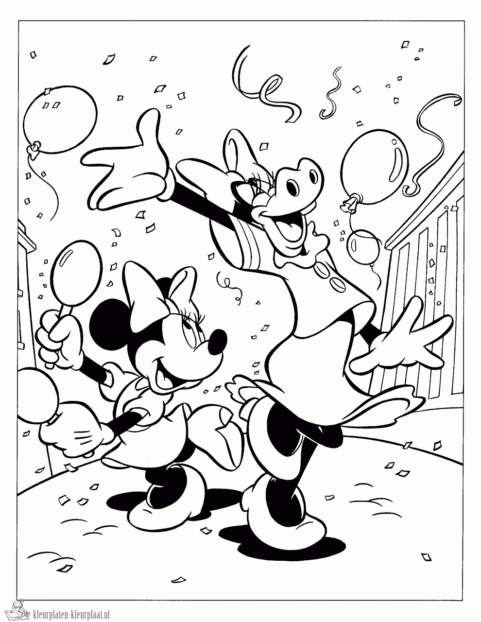 Minnie mouse 20 kleurplaat