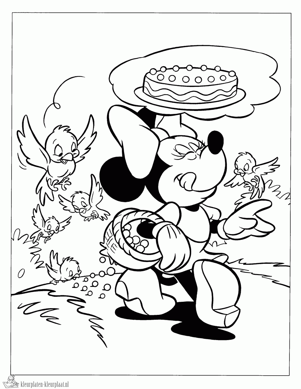 Minnie mouse 21 kleurplaat