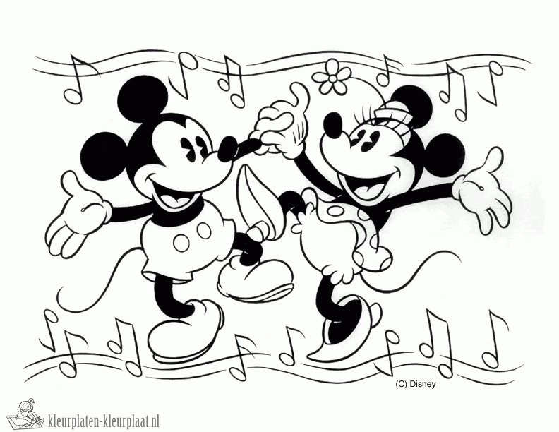 Minnie mouse 28 kleurplaat