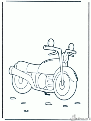 Motor 26 kleurplaat om te printen en kleuren