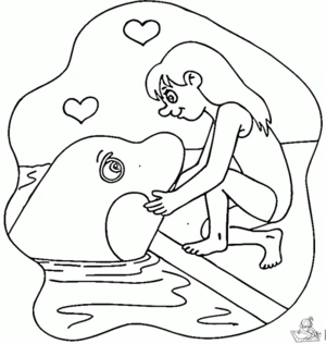 Orka 10 kleurplaat om te printen en kleuren