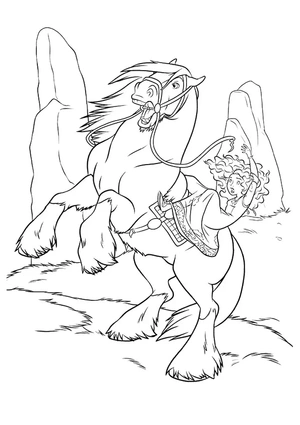 Meisje valt van paard kleurplaat om te printen en kleuren