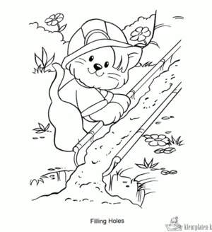 Peuters 14 kleurplaat om te printen en kleuren