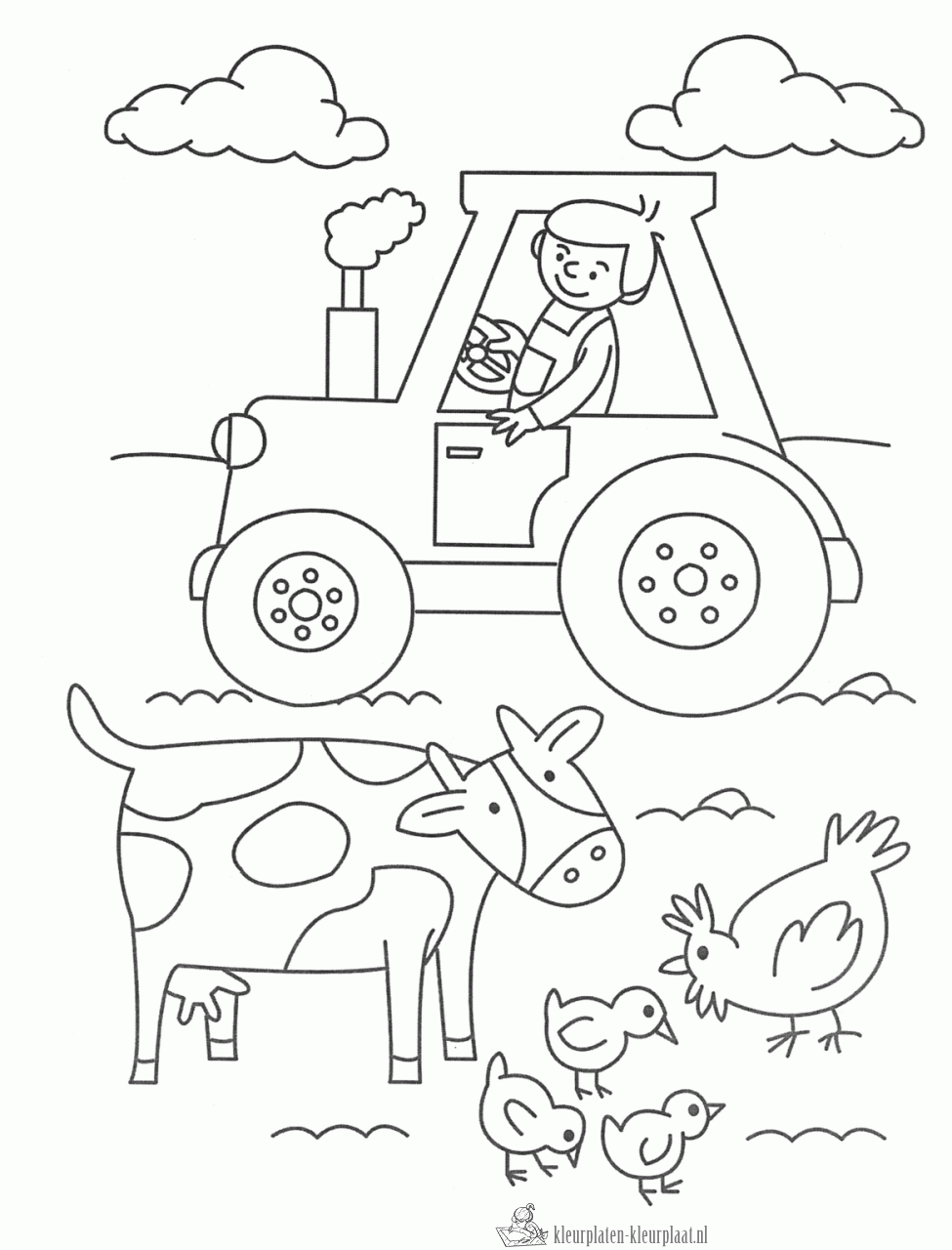 Peuters 2 kleurplaat