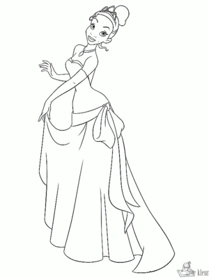 Prinses 11 kleurplaat om te printen en kleuren