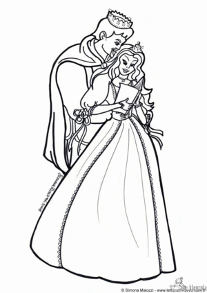 Prinses 22 kleurplaat om te printen en kleuren