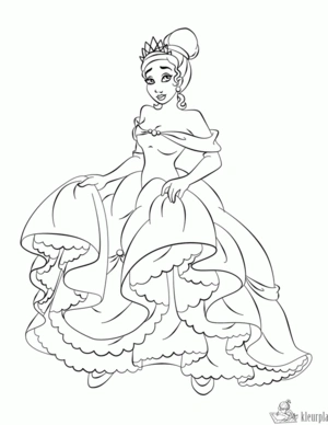 Prinses 33 kleurplaat om te printen en kleuren