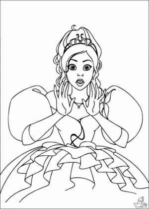 Prinses 39 kleurplaat om te printen en kleuren