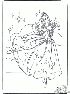 Prinses 4 kleurplaat om te printen en kleuren