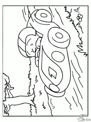 Raceauto 5 kleurplaat om te printen en kleuren