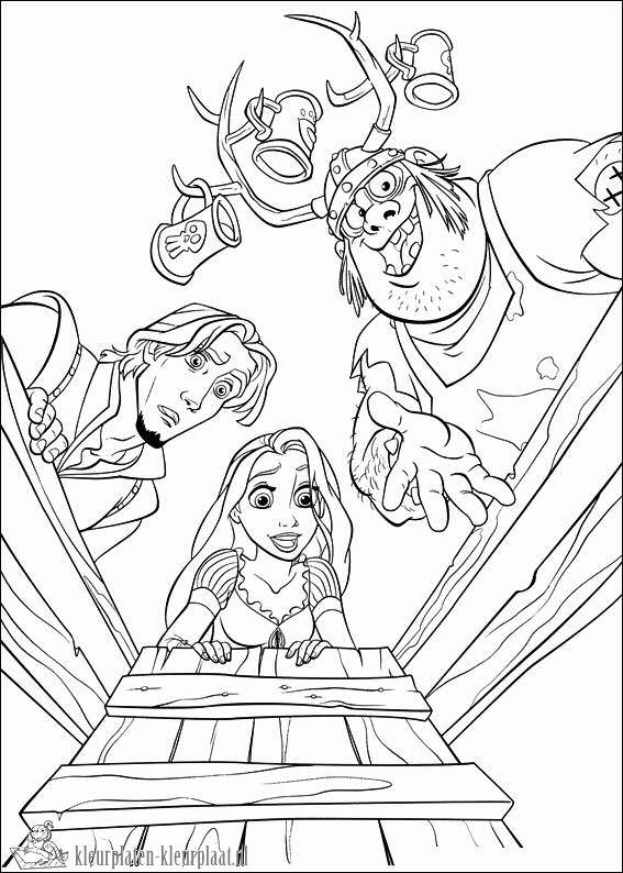 Rapunzel 26 kleurplaat