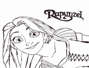 Rapunzel 33 kleurplaat om te printen en kleuren