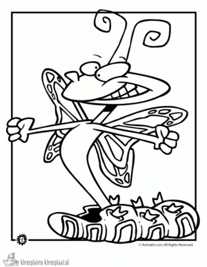 Rups 12 kleurplaat om te printen en kleuren