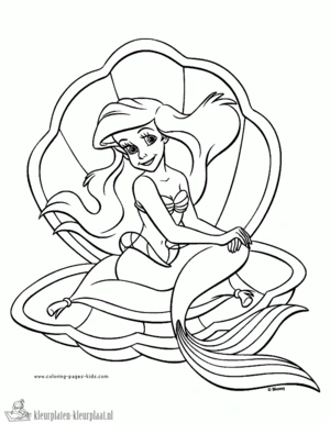 Schelpen 22 kleurplaat om te printen en kleuren