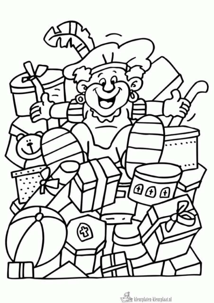 Sinterklaas 27 kleurplaat