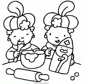 Sinterklaas 304 kleurplaat om te printen en kleuren