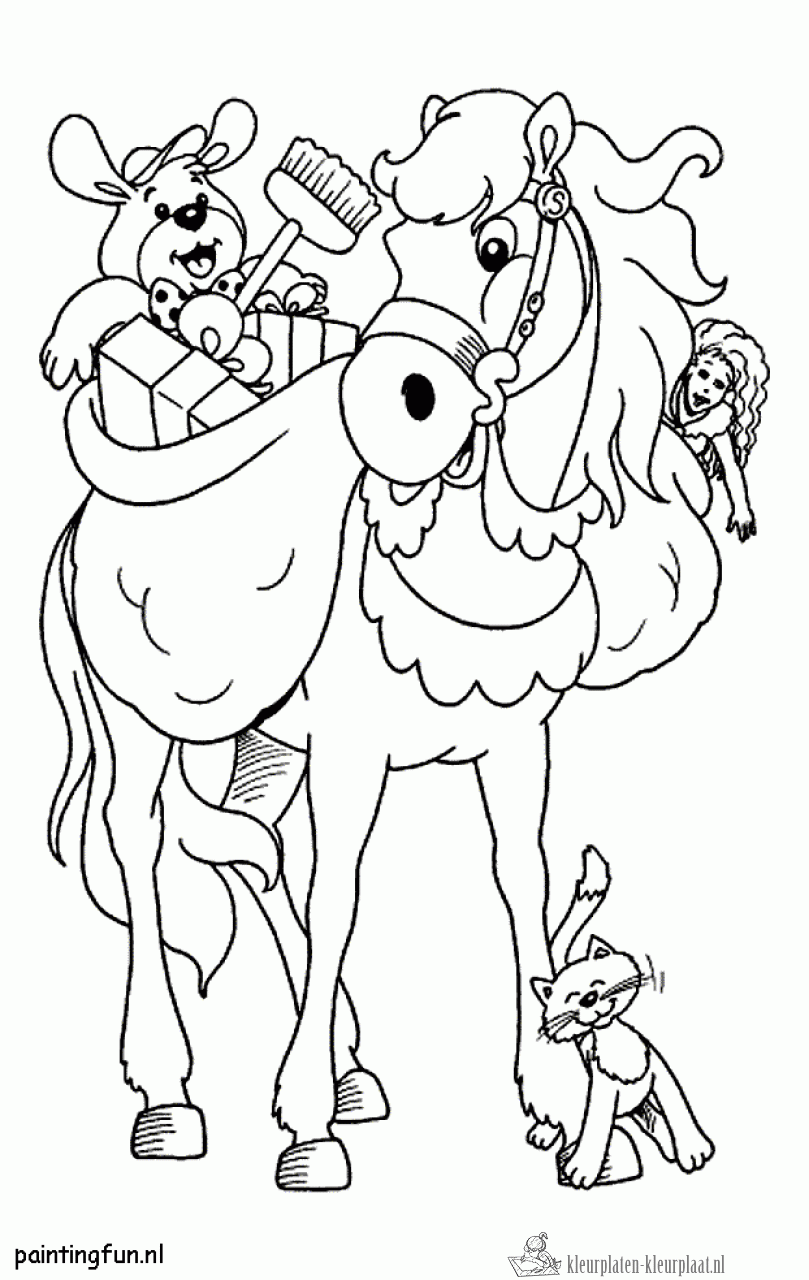 Sinterklaas 40 kleurplaat