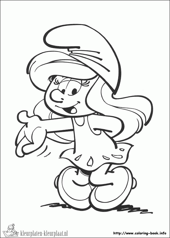 Smurfen 26 kleurplaat