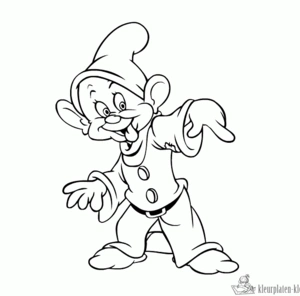 Sneeuwwitje 41 kleurplaat om te printen en kleuren