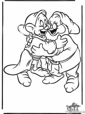 Sneeuwwitje 42 kleurplaat om te printen en kleuren