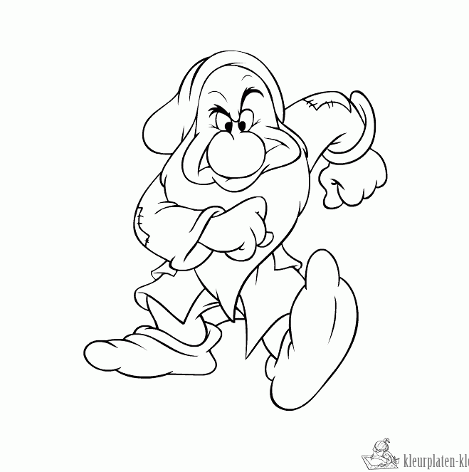 Sneeuwwitje 45 kleurplaat