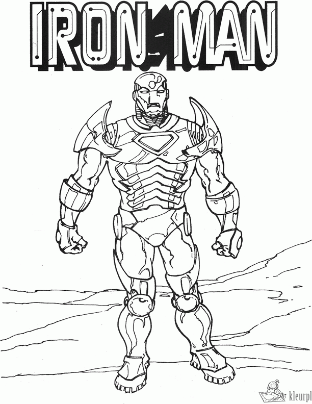 Superhelden 10 kleurplaat