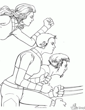 Superhelden 22 kleurplaat om te printen en kleuren