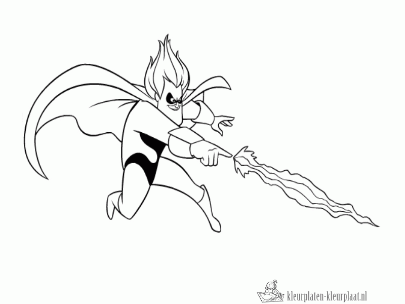 Superhelden 25 kleurplaat