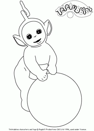 Teletubbies 28 kleurplaat om te printen en kleuren