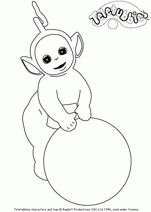 Teletubbies 28 kleurplaat