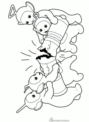 Teletubbies 31 kleurplaat om te printen en kleuren