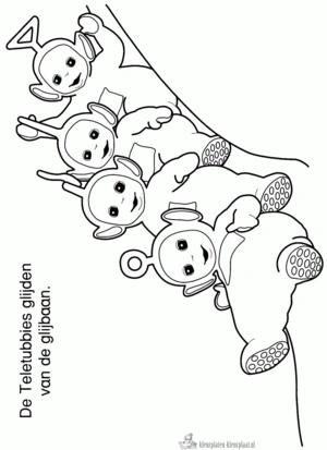Teletubbies 37 kleurplaat om te printen en kleuren