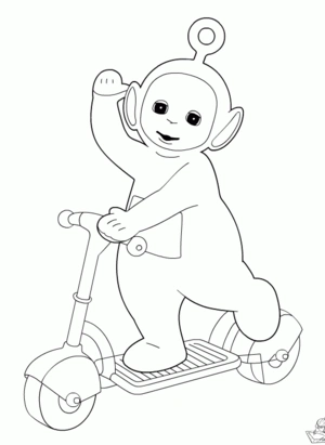 Teletubbies 48 kleurplaat om te printen en kleuren