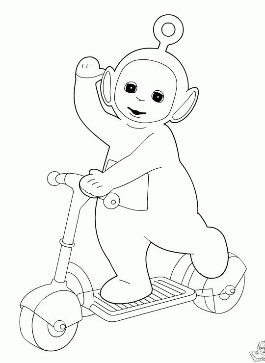 Teletubbies 48 kleurplaat