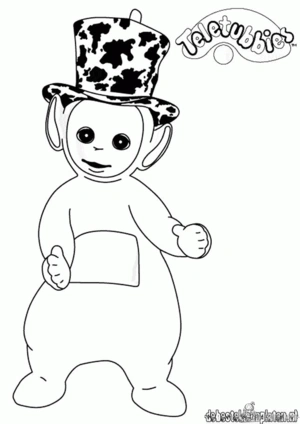 Teletubbies 51 kleurplaat om te printen en kleuren