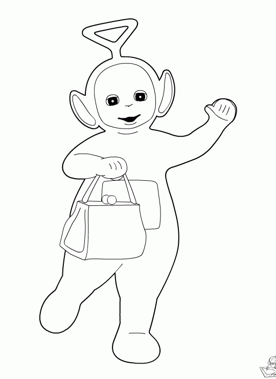 Teletubbies 6 kleurplaat