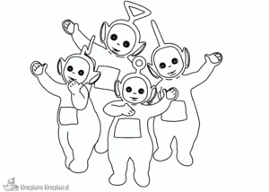 Teletubbies 66 kleurplaat om te printen en kleuren