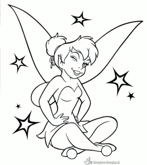 Tinkerbell 39 kleurplaat om te printen en kleuren
