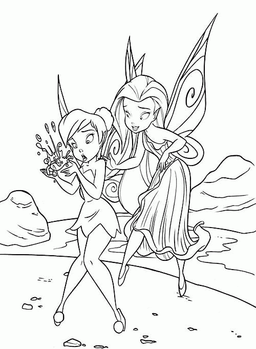 Tinkerbell 46 kleurplaat