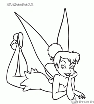 Tinkerbell 63 kleurplaat om te printen en kleuren