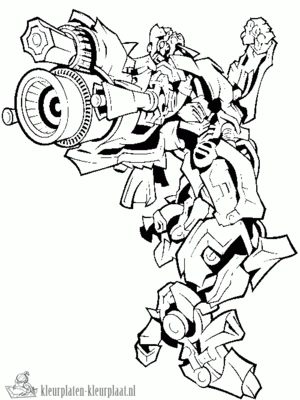 Transformers 11 kleurplaat om te printen en kleuren