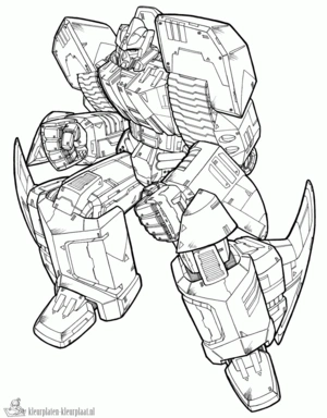 Transformers 27 kleurplaat om te printen en kleuren
