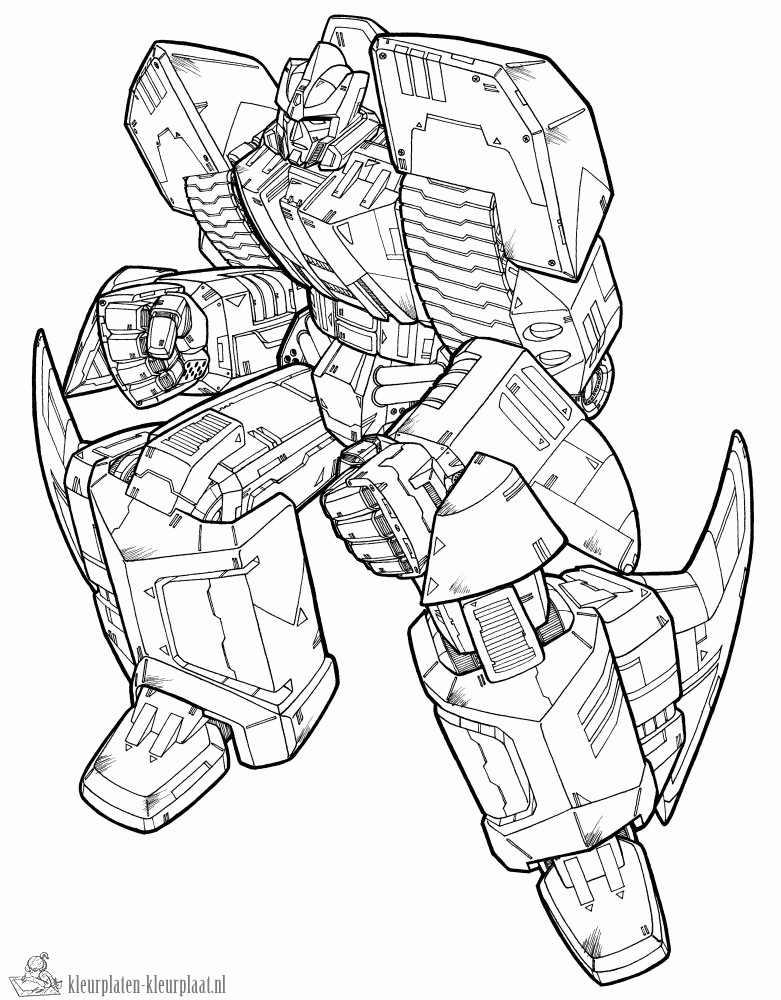 Transformers 27 kleurplaat