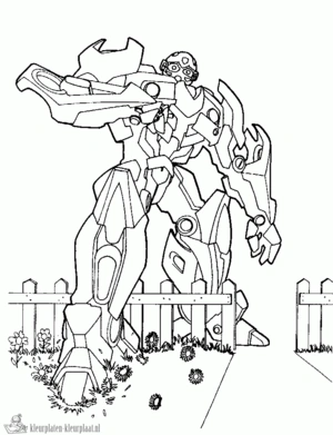 Transformers 31 kleurplaat om te printen en kleuren