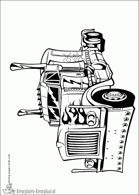 Transformers 5 kleurplaat