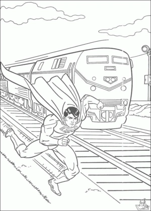 Trein 25 kleurplaat om te printen en kleuren