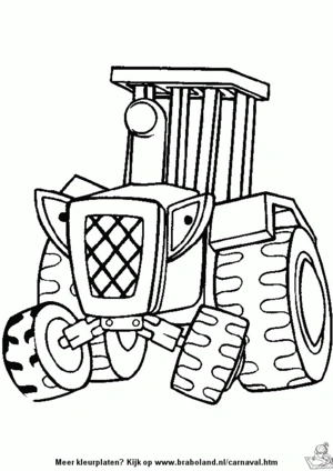 Trekker 10 kleurplaat om te printen en kleuren