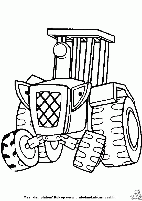 Trekker 10 kleurplaat