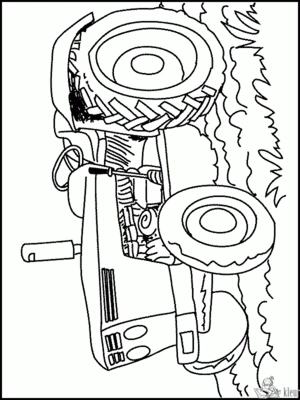 Trekker 6 kleurplaat om te printen en kleuren